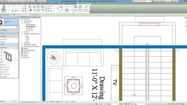 AUTOCAD TO REVIT MODEL TUTORIAL Part -1 смотреть онлайн