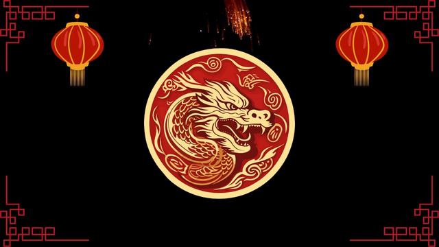 Lunar New Year | YEAR OF THE DRAGON | Spring Festival Music and Fireworks Celebration смотреть онлайн