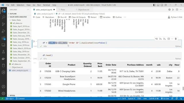 Ecommerce Case Study: Analyzing Sales Data with Python [Tutorial] Part 2 | Data Analysis with Pytho смотреть онлайн