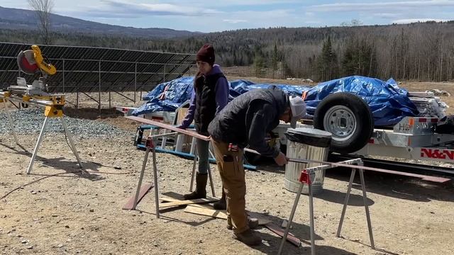 It's Finally HAPPENING | SIDING Our OFF GRID House in the WOODS смотреть онлайн