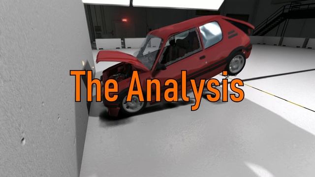 Full Width Frontal Crash Test | Peugeot 205 GTi смотреть онлайн
