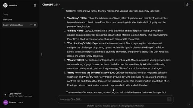 015 Экскурсия по Интерфейсу ChatGPT