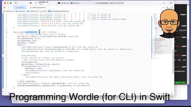 Rick is Programming: Wordle in Swift (CLI, NCURSES) (No. 26) смотреть онлайн