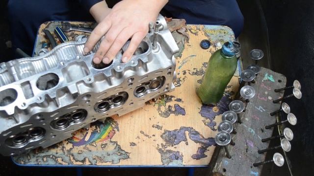 Прирезка седел клапанов Гбц 5S-FE смотреть онлайн