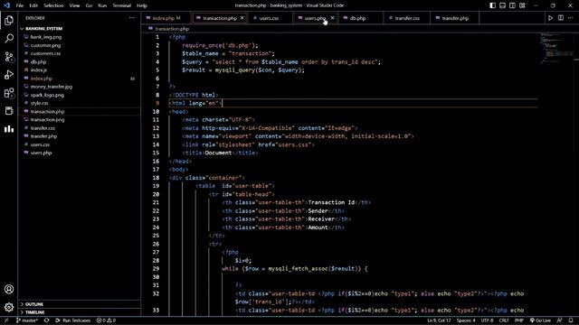 Basic Banking System | The Spark Foundation Internship | HTML CSS JS Bootstrap PHP MySql смотреть онлайн