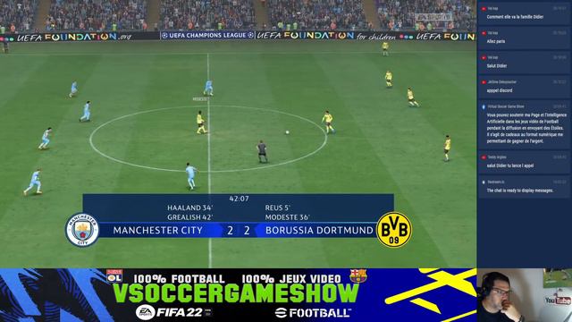 Man. City - Dortmund [FIFA 22] | UEFA Champions League 2022-23 (Groupe G - 2ème Journée) | IA VS. I смотреть онлайн