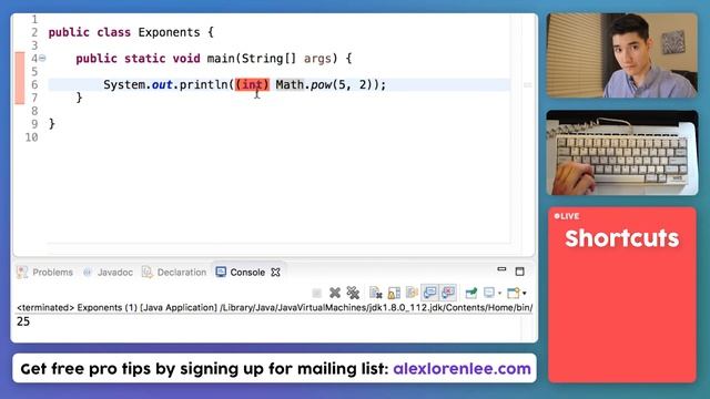Math.pow Java Exponents Tutorial #21 смотреть онлайн