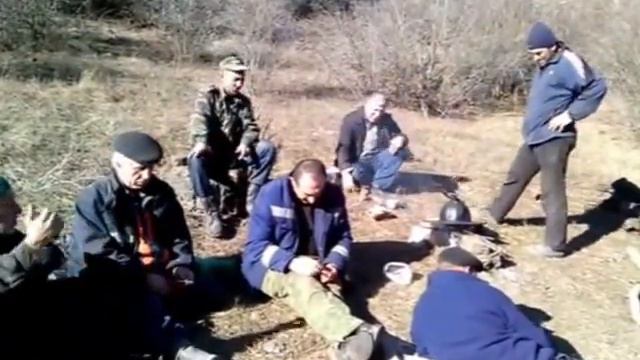 Укладка водопровода через реку Самур -=Хрюг - колыбель моя=- смотреть онлайн