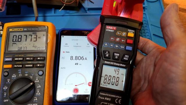 UNI-T UT202BT AC 600A 28mm JAWS ,CATIII 600V,9999COUNTS CLAMP METER.