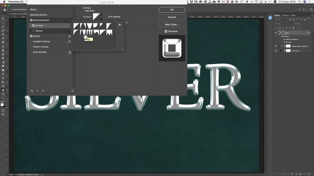 Creating Silver Text using Layer Styles in Photoshop смотреть онлайн