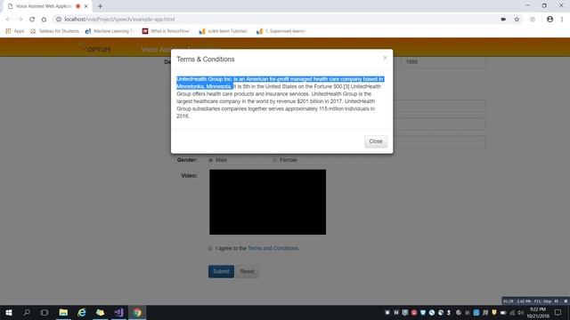 Fill form by Voice command смотреть онлайн