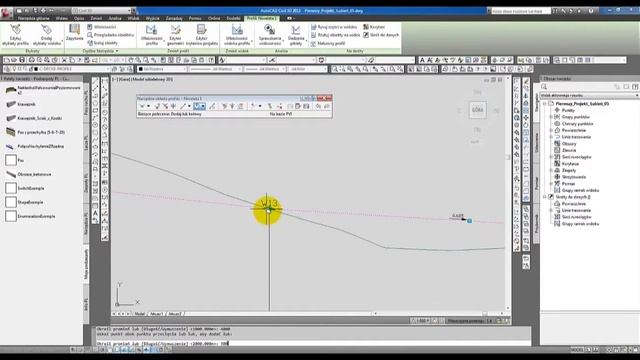 Kurs z AutoCAD Civil 3D 2012 PL #9 - Profil terenu i Niweleta drogi смотреть онлайн
