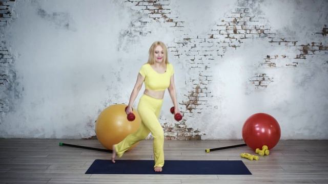 Фитнес дома. Укрепляем мышцы ног. FITNES INTERVAL TRAINING 6 смотреть онлайн