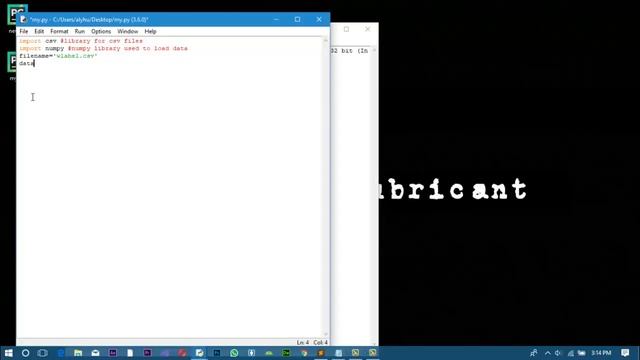 Importing CSV Data in python Scripts Windows смотреть онлайн