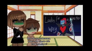 Undertale react || Frisk's Parents react to Game Over PMV