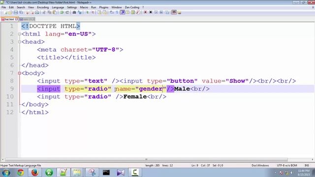 14 Html and css in bangla Tutorial | Part 14 textboxes radio buttons, checkboxes in html смотреть онлайн
