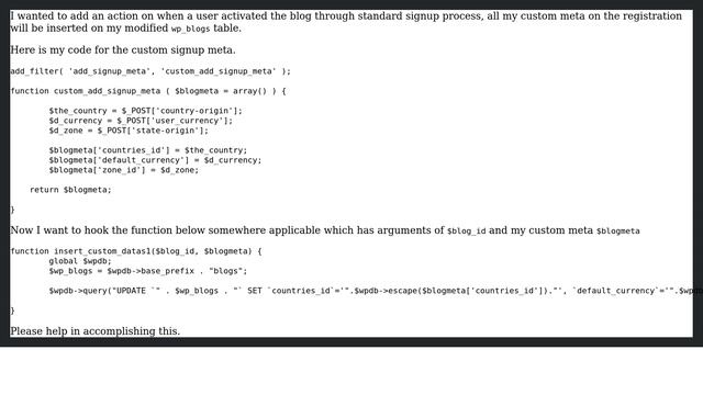 Wordpress: WP Multisite: Do a function after blog is activated смотреть онлайн
