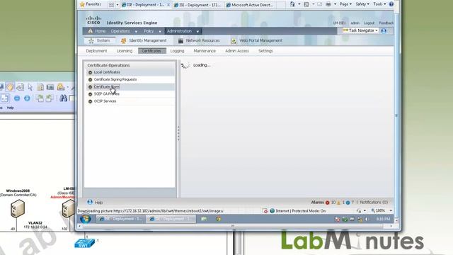 LabMinutes# SEC0031 - Cisco ISE 1.1 Node Registration with CA-Signed Certificate смотреть онлайн