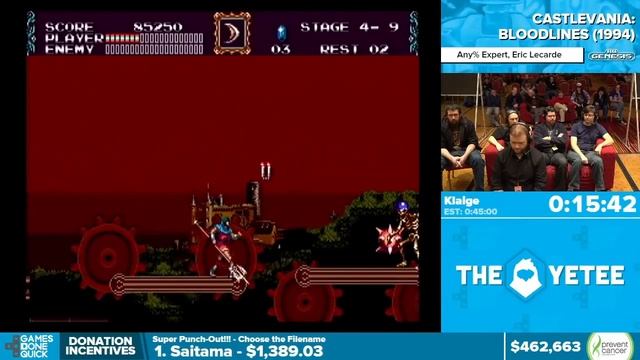 Castlevania: Bloodlines by Klaige in 31:51 - Awesome Games Done Quick 2016 - Part 108 смотреть онлайн