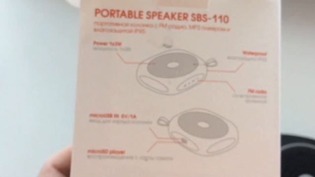 InterStep SBS 110 Gray Беспроводная акустика Portable Speaker Обзор смотреть онлайн
