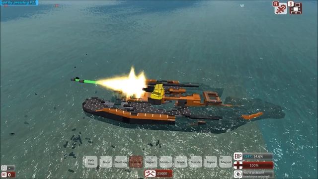From The Depths Tournament Battleship Brawl S2 E43 Failship vs Sharkfin смотреть онлайн