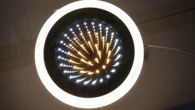 Потолочно-Настенный светильник Зеркало бесконечности | LED infinity mirror смотреть онлайн
