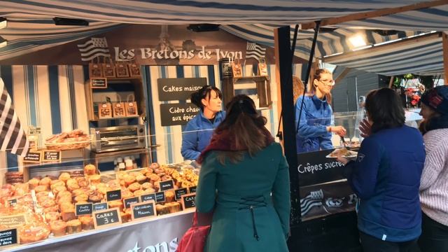 Лион, рождественская ярмарка. смотреть онлайн