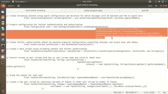 Apache Spark : Twitter Live Streaming using Spark Streaming (Maven Project) смотреть онлайн