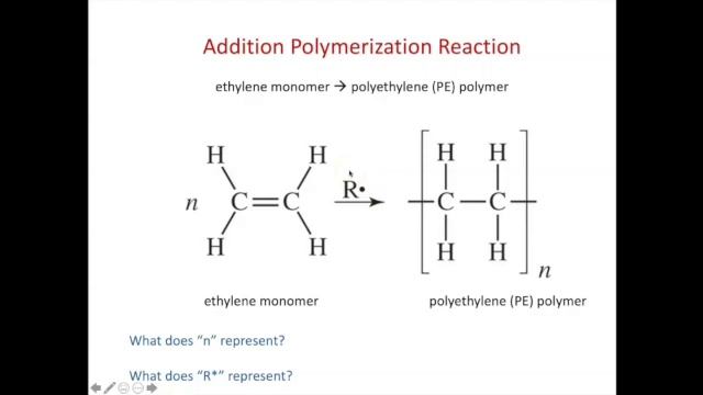 Polyethylene Addition Polymerization Reaction смотреть онлайн
