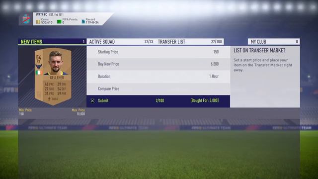Epic Fifa 18 Halloween sbc sniping trading method Insane profit смотреть онлайн