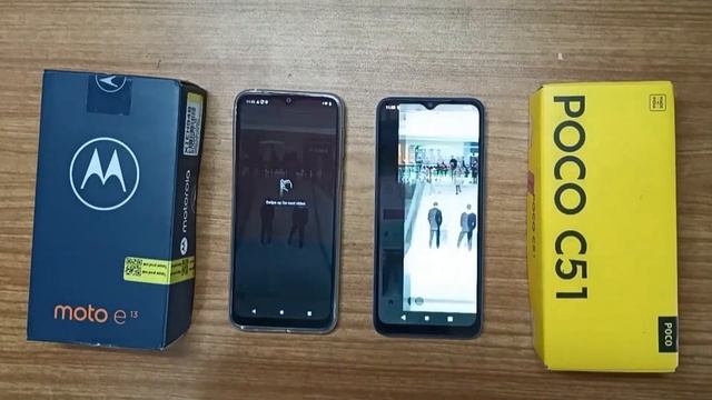 Moto e13 V/S Poco C51 review & comparison смотреть онлайн