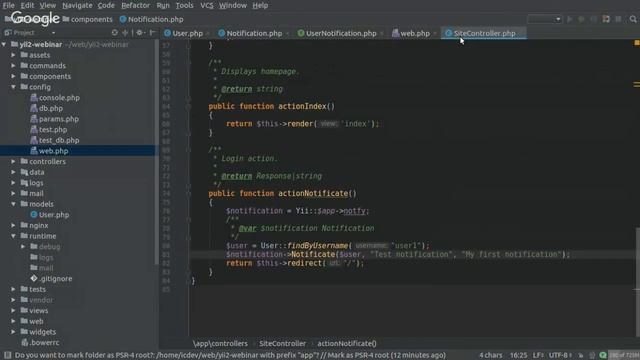 Компоненты Yii2 смотреть онлайн
