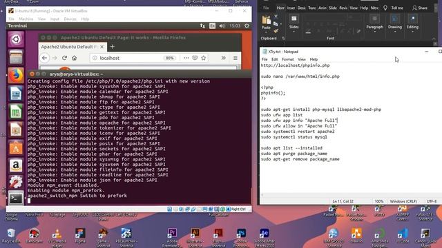 cara install Apache, MySql, Php, Phpmyadmin di Ubuntu 16.04 | LAMP смотреть онлайн