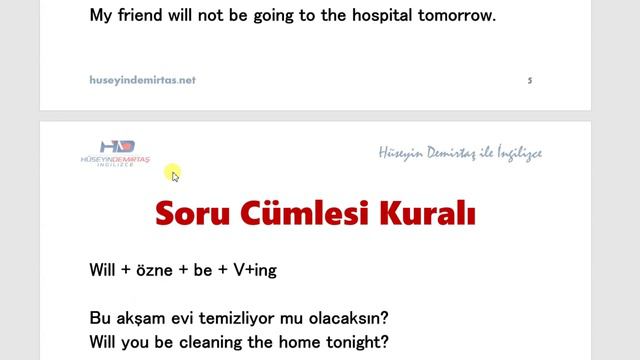 Future Continuous Nedir & Nasıl Kullanılır - İngilizce Gramer Konu Anlatımı смотреть онлайн