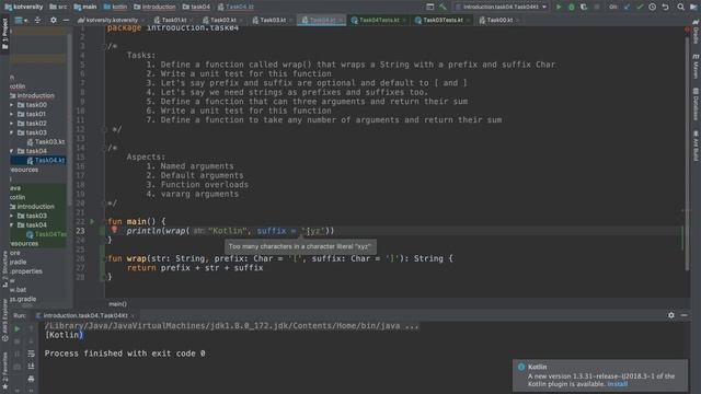 Kotlin By Example - Default Arguments | Named Arguments | Function Overloading смотреть онлайн
