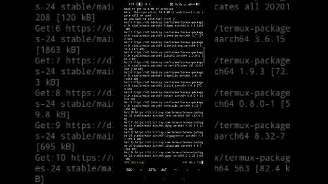 [Termux] Installation in Android смотреть онлайн