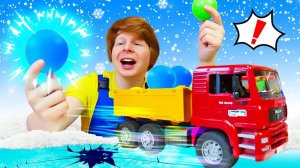 Автомастерская: авария на льду! Развивающие мультики про машинки для детей Ой Сломалось