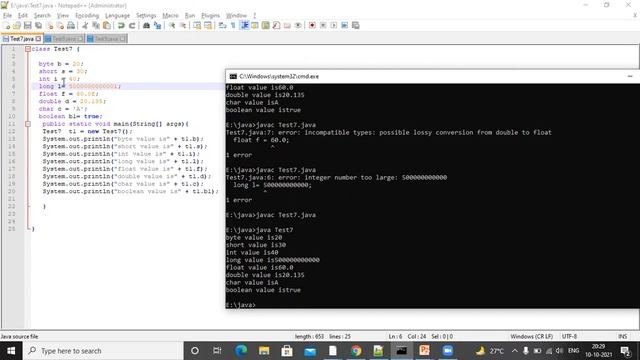 Data Types in JAVA by Prof. Abhigyan Tiwary смотреть онлайн