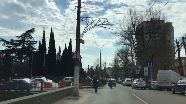 Ялта. Московская, Киевская, Красноармейская улицы. Крым. Crimea. Yalta. смотреть онлайн