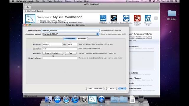 Connect to a Database Schema - MySQL Workbench смотреть онлайн