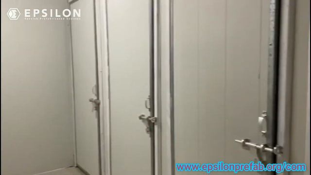 turnkey Prefab project of PUF panel Bunkhouse toilet with all amenities by Epsilon Prefab смотреть онлайн