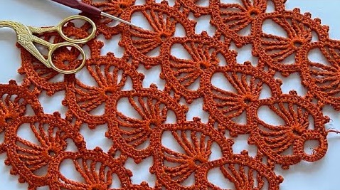 Шикарный узор для вязания крючком- Вязание крючком смотреть онлайн