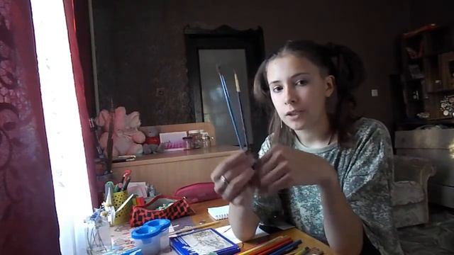 Обзор моих художественных принадлежностей \чем я пользуюсь смотреть онлайн