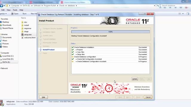 Tutorial Instalasi Oracle Database 11g pada windows 7 смотреть онлайн