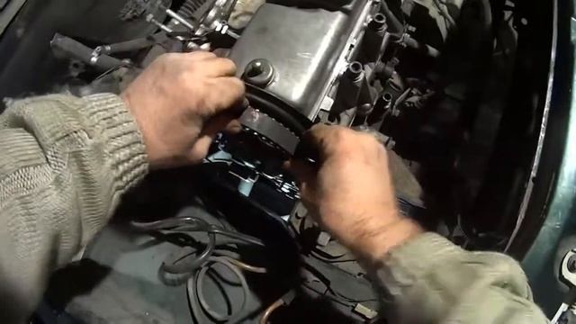 Замена ремня ГРМ ДВС ВАЗ 2108 - 2115, Калина. Install the timing belt VAZ смотреть онлайн