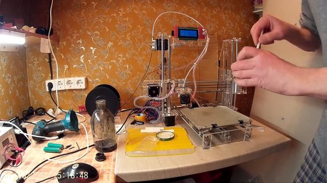 Подготовка стола для печати на 3D принтере смотреть онлайн