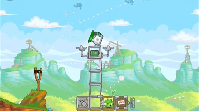 Angry Birds - Red's Mighty Feathers Level 10 - 3 Star Walkthrough | WikiGameGuides смотреть онлайн