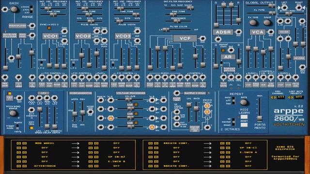 🎼 Arppe2600va || Free VST Plugin || Modular Monosynth 🎼 смотреть онлайн
