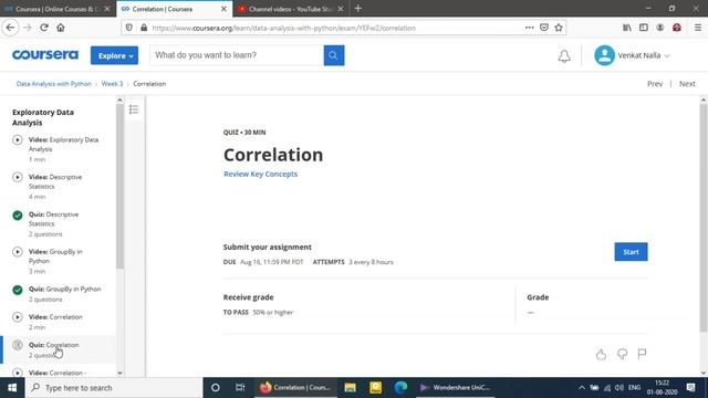 Coursera Course Data Analysis With Python - IBM Course All Week Answers смотреть онлайн