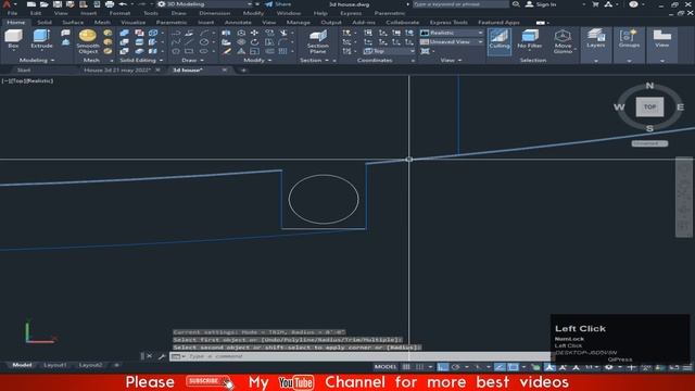 2D Plan convert to 3d | 3d House making | Part 11 | AutoCAD 2022 Course | Engineer Tauseef Ullah смотреть онлайн
